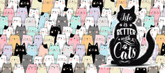 Life Is Better With Cats – Ceramic Mug