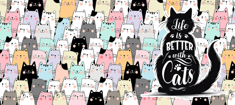 Life Is Better With Cats – Ceramic Mug